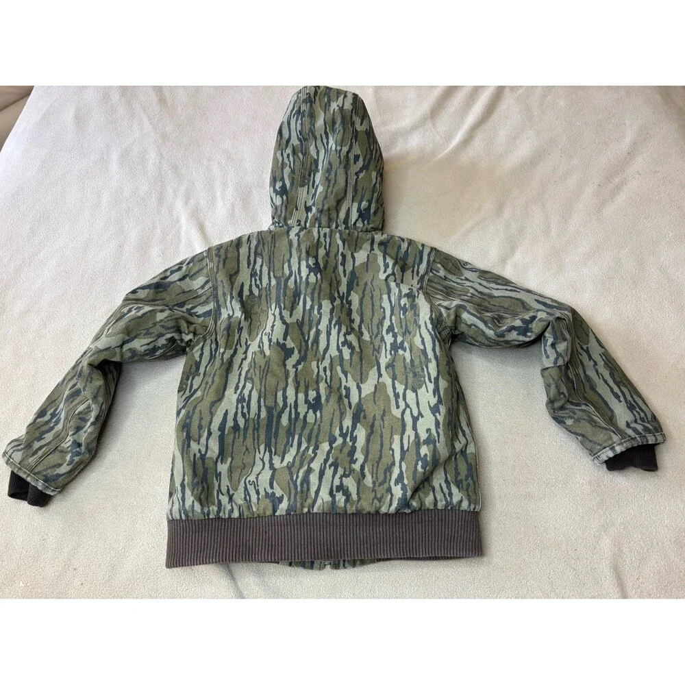 Carhartt OJ8569-B Jacket Youth Size XS Camo Mossy Oak Canvas Workwear